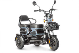 Трицикл электрический Wanshida HOT HATCH (60V, 650W, черно-синий)