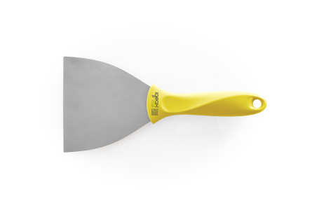 Скребок IGEAX ручной (нерж, 110мм, желтый) (1125Y)