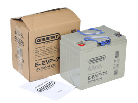 Тяговый аккумулятор Gelbert 6-EVF-70 (12В, 73Ач, AGM)