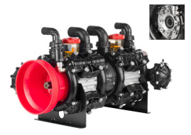 Мембранный насос AR 370 BP TWIN TOP C/F (NBR, 20 бар, 371.5 л/мин, ВОМ 1"⅜-полый вал 32 мм)