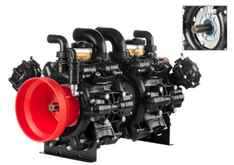 Мембранный насос AR 500 BP TWIN TOP C/C (NBR, 20 бар, 489.4 л/мин, ВОМ 1&quot;⅜)