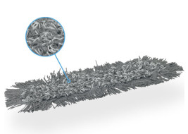 Моп Vikan Damp 43 (40см, крючок/петля, серый)