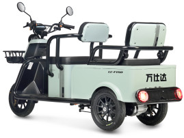 Трицикл электрический Wanshida LC-F150 60V 1000Вт (серый)