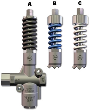 Регулятор давления PA VB60/400 Zero (400бар, 60л/мин, 1/2&quot;г-1/2&quot;г, By-pass 1/2&quot;г)
