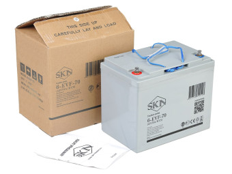 Тяговый аккумулятор SKN 6-EVF-70 (12В, 73Ач, AGM)