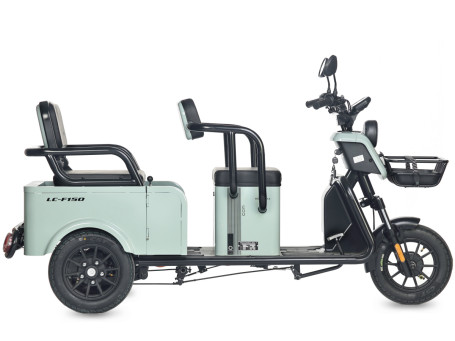 Трицикл электрический Wanshida LC-F150 60V 1000Вт (красный) (025555-3080)