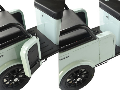 Трицикл электрический Wanshida LC-F150 60V 1000Вт (красный) (025555-3080)