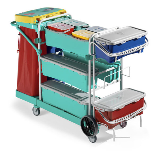 Тележка TTS GREEN LINE Healthcare 1000 (4 колеса Ø 100мм )