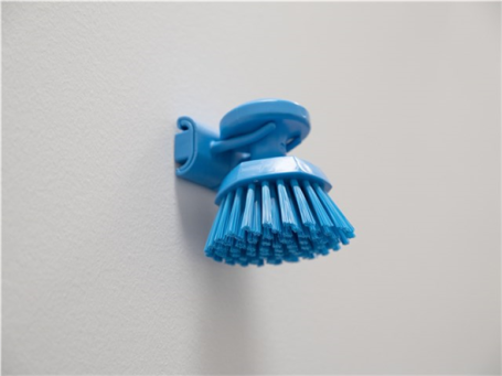 Гигиеничное настенное крепление Vikan (83мм, двойной крюк, синий)