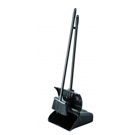 Набор щетка с совком Haug Bursten (950мм, ленивка, черный)