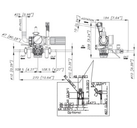 Регулятор давления Bertolini V.R.P.85 (50бар, 180л/мин, манометр)