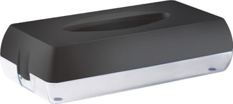 Диспенсер для салфеток Nofer BLACK (пластик, черный)