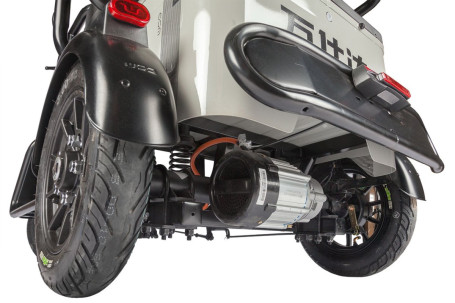 Трицикл электрический Wanshida LC300 60V 1000Вт (серый) (025552-3077)