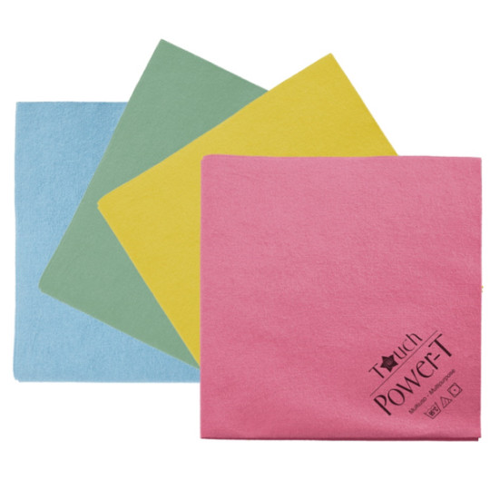 Салфетки для протирки TTS Power-T (40х40см, желтый, 100шт)