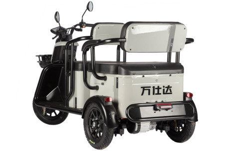 Трицикл электрический Wanshida LC300 60V 1000Вт (зеленый) (025552-3076)