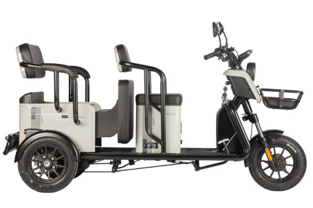 Трицикл электрический Wanshida LC300 60V 1000Вт (зеленый) (025552-3076)