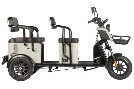 Трицикл электрический Wanshida LC300 60V 1000Вт (зеленый) (025552-3076)