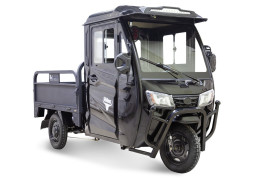 Трицикл электрический Rutrike КАРГО Кабина Универсал 1500 (серый)