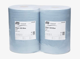 Салфетки протирочные TORK W 320 Blue (1000л, 2сл., 36.9х34см)