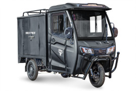 Трицикл электрический Rutrike КАРГО Кабина Универсал 1500 (темно-синий)