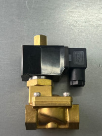 Клапан электромагнитный 0200D (16бар, 1/2"г-г, норм.откр, латунь, 220В) TOR