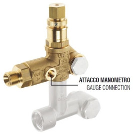 Регулятор давления Mecline VRF2 (310бар, 30л/мин, 3/8"ш-3/8"г, By-pass 1/8"г)