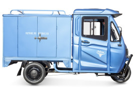 Трицикл электрический Rutrike КАРГО Кабина Дуал обогрев 1500 (серый)