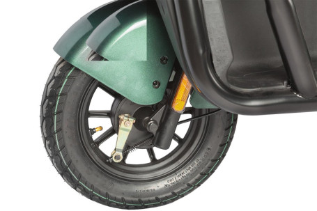 Трицикл электрический Wanshida NIPLA 500 60V 1000Вт (черно-зеленый) (025561-3084)