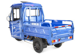 Трицикл электрический Rutrike КАРГО Кабина 1500 60V1000W (черный матовый)