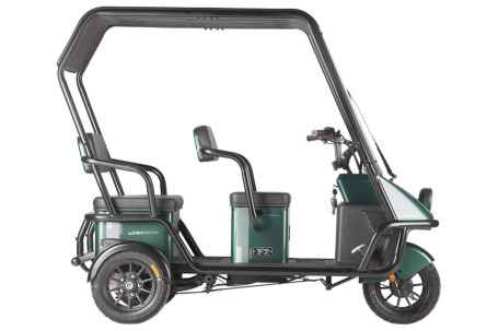 Трицикл электрический Wanshida NIPLA 500 60V 1000Вт (черно-красный) (025561-3086)