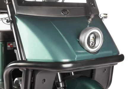 Трицикл электрический Wanshida NIPLA 500 60V 1000Вт (черно-красный) (025561-3086)