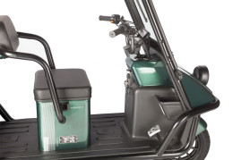 Трицикл электрический Wanshida NIPLA 500 60V 1000Вт (черно-белый)