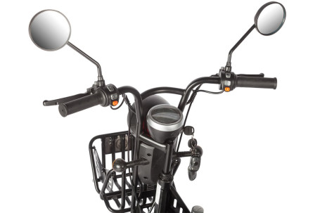 Трицикл электрический Wanshida HOT HATCH 60V 650Вт (черно-красный) (025547-3073)