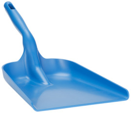Совок Vikan (327х271х50мм, 550мм, м/пласт, синий)