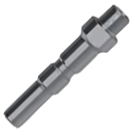 Ниппель  Mecline KW AR3 (1/4"г, 250бар, нерж)