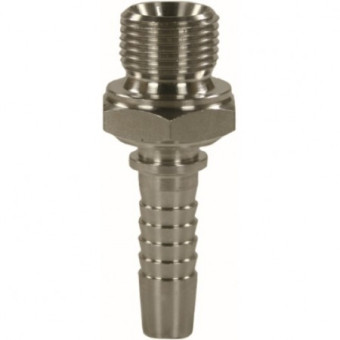 Фитинг высокого давления BSP (DN12, 3/8ш, нерж) R+M