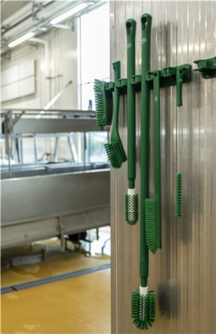 Ручка ультра гигиеническая Vikan (d32мм, 100см, зеленый)