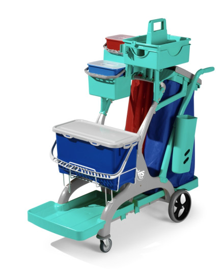 Тележка TTS Nick STAR HEALTHCARE 2020 (1х20л, 2 мешка 70 л) (00K06820)