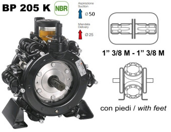 Мембранный насос Comet BP205 2" (20 бар, 193 л/мин, ВОМ 1"3/8)
