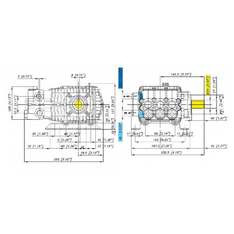 Насос высокого давления Bertolini TML 2028-НР (1450 об/мин)