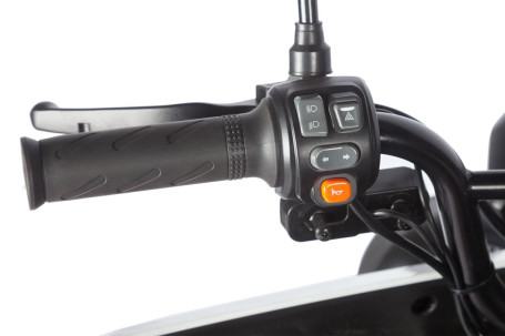 Трицикл электрический Wanshida DOUHAO 60V 800Вт (черно-бело-красный) (025545-3069)