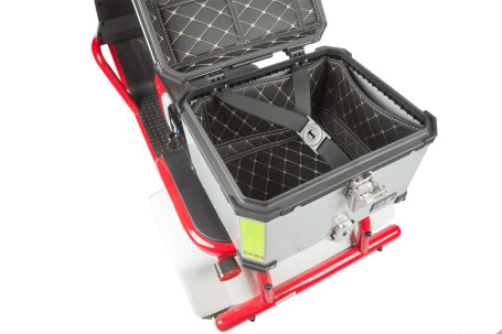 Трицикл электрический Wanshida DOUHAO 60V 800Вт (черно-бело-красный) (025545-3069)