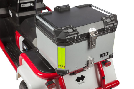 Трицикл электрический Wanshida DOUHAO 60V 800Вт (черно-бело-красный) (025545-3069)