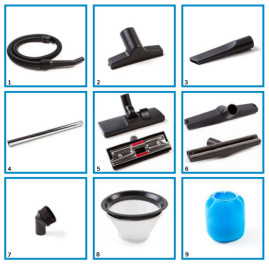 Пылесос ELSEA ARES WET&amp;DRY WP110Y (желтый, пластик)