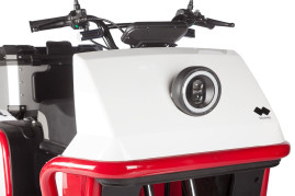 Трицикл электрический Wanshida DOUHAO 60V 800Вт (черно-серый)