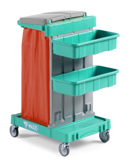 Тележка TTS Magic Line 10B (2 корзины, держ. мешка 120л) (ML010B0A0000)