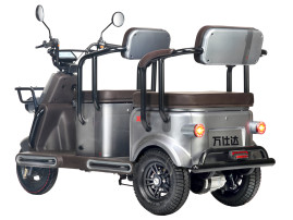 Трицикл электрический Wanshida U1-X (60V, 800W, молочно-белый)