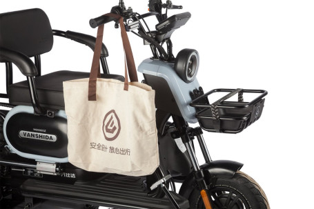 Трицикл электрический Wanshida UN MOTO 60V 650Вт (черный) (025578-3102)