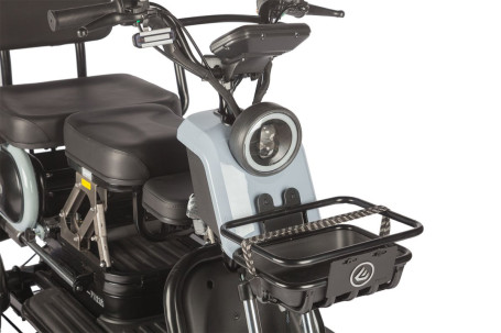 Трицикл электрический Wanshida UN MOTO 60V 650Вт (черный) (025578-3102)