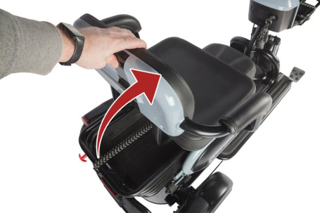 Трицикл электрический Wanshida UN MOTO 60V 650Вт (черный) (025578-3102)